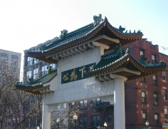 Cut Chinese gate