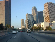LA downtown hwy